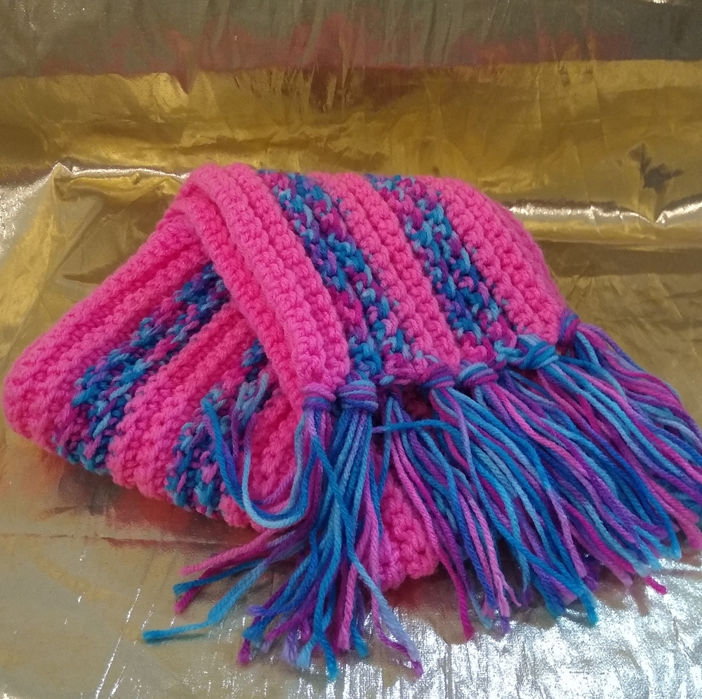 Crochet Rib Scarf, New